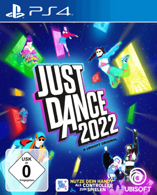 Just Dance 2022 box art for Playstation 4